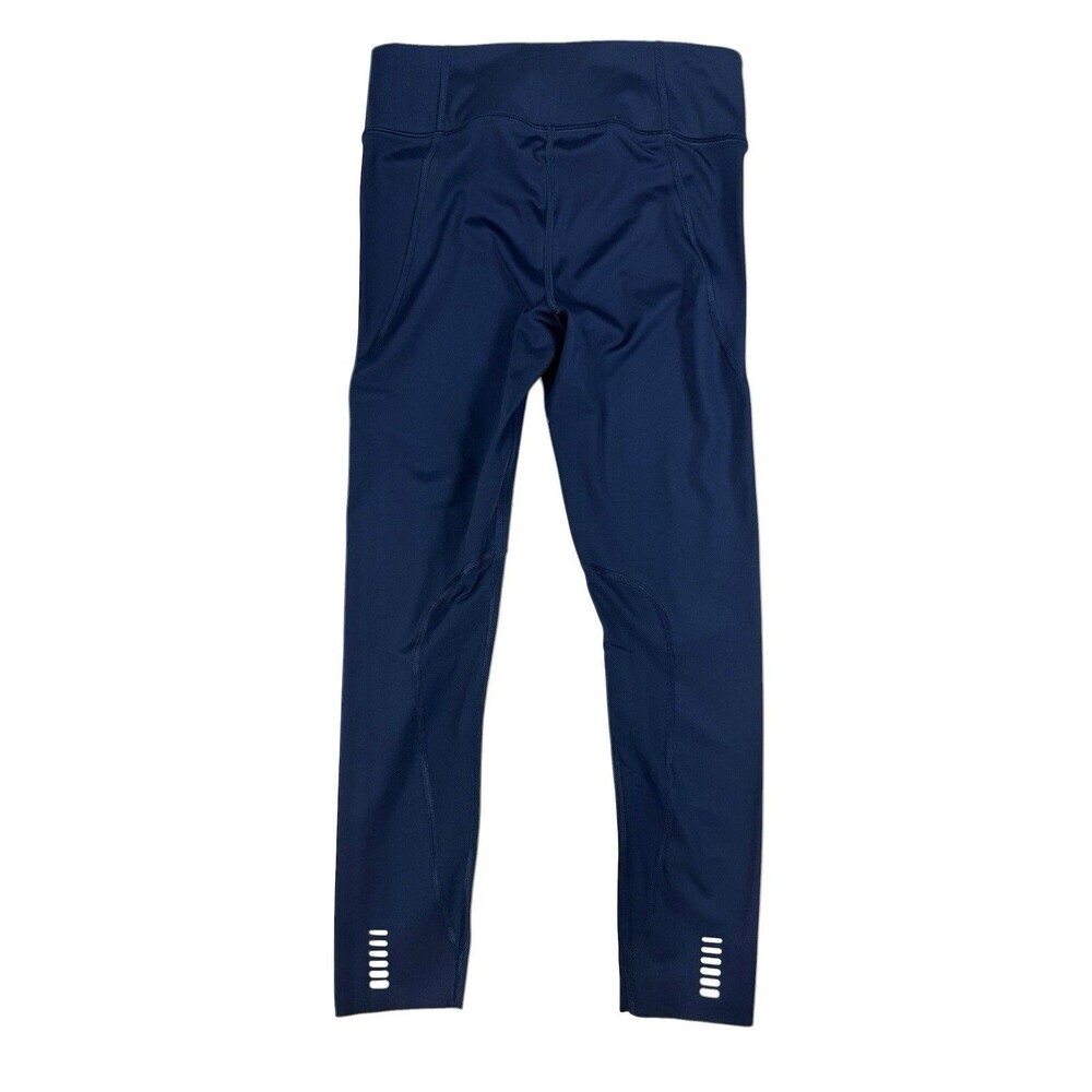 Under Armour HeatGear Compression Leggings Navy High Rise SpeedPocket Women’s S - Picture 2 of 9
